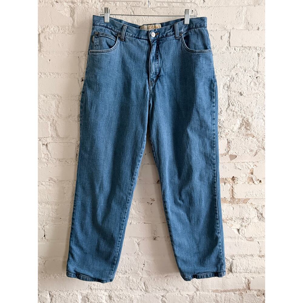 Cabela’s Flannel Lined Jeans Women’s 14 Regular Blue Denim Warm Winter Pants